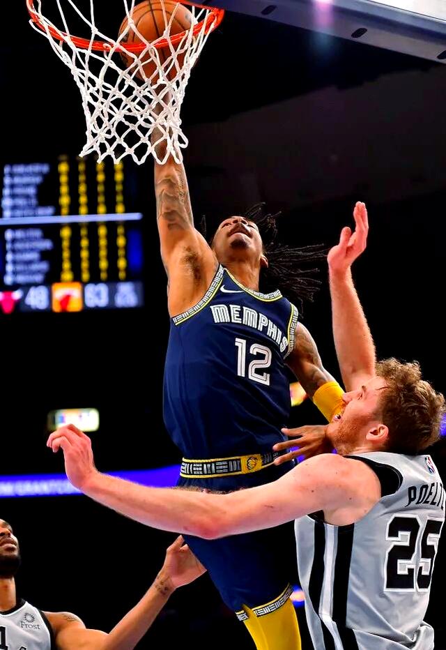 灰熊队力克马刺队取得