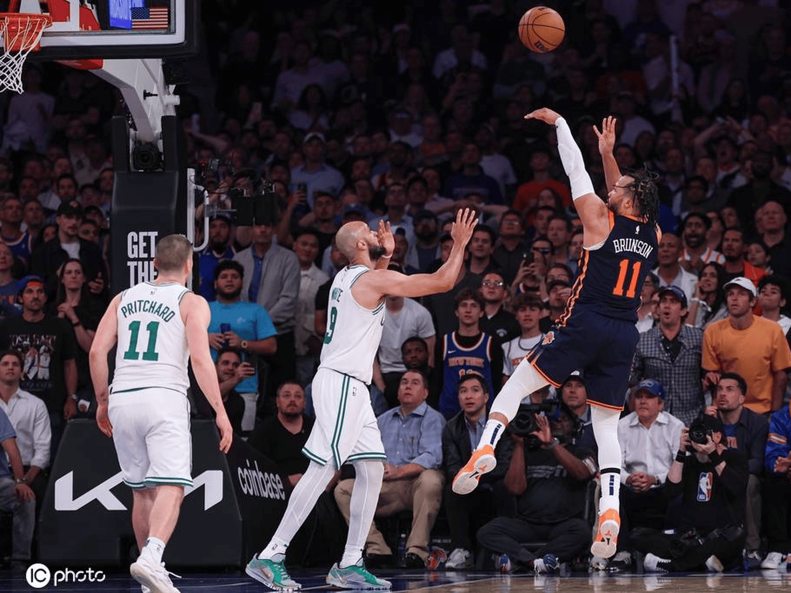 纽约尼克斯险胜凯尔特人，取得两连胜